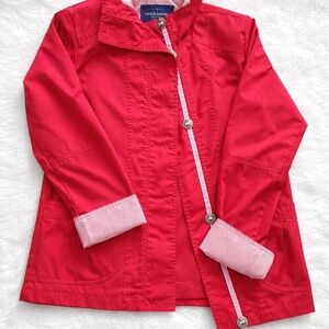 Mackintosh New England Red Rain Jacket Coat‎ Size Medium